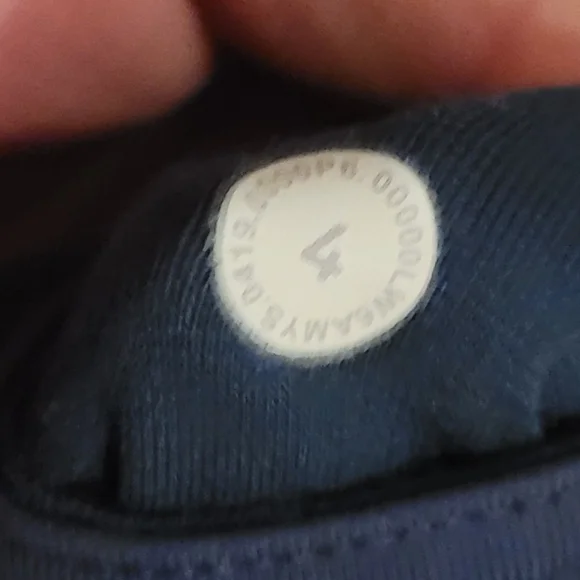 Lululemon All The Right Places Crop. 23” length. Dark Blue  Pockets. - Picture 4 of 6